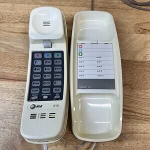 AT&T Trimline 210 Desk Top or Wall Hanging Telelphone Beige